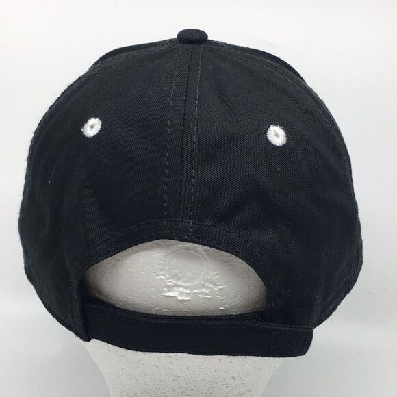 Mobil 1 Motor Oil Black Baseball Cap Hat with Velcro adjustable backstrap - Picture 6 of 15